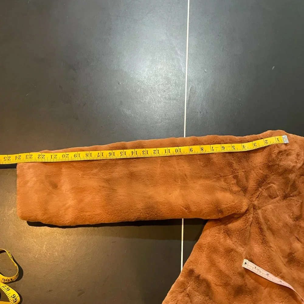 NWT Juicy Couture Sz Medium Teddy Trench Coat Brown Long Women - Picture 5 of 15